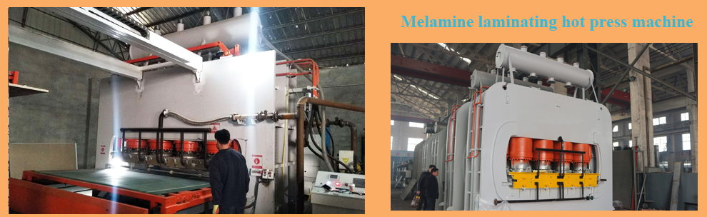 melamine laminating hot press machine